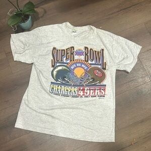 NFL 49ers Chargers Shirt !! XL Vintage
